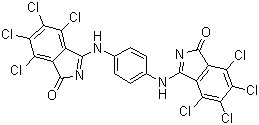 Pigment-kollane-110-molekulaarse struktuuriga