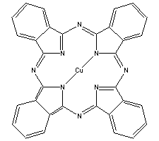 Pigment-sinine-15-3-molekulaarstruktuur